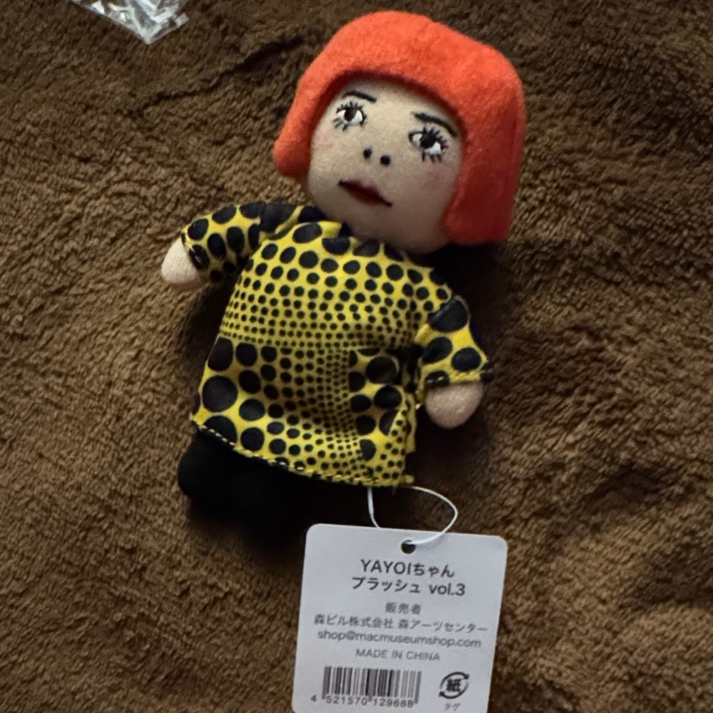 YAYOI Plush Doll with Orange Hair